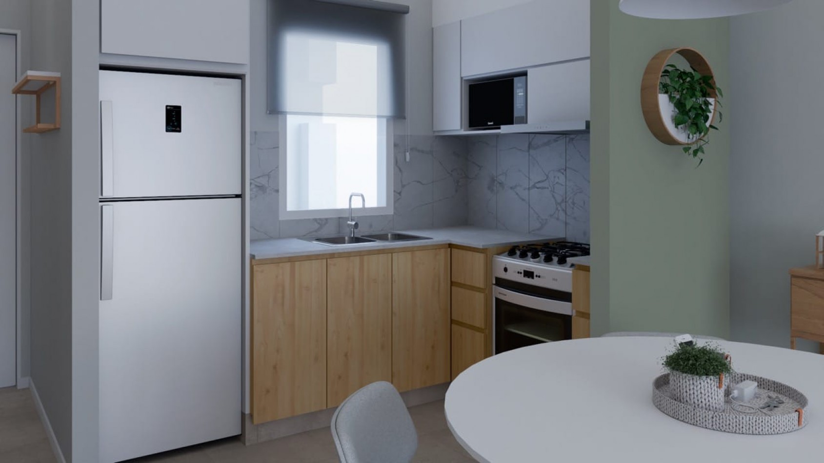 DEPARTAMENTOS DE 2 AMBIENTES EN POZO, CON BALCON TERRAZA Y COCHERA (OPCIONAL) EN VILLA PRIMERA, POSESION JUNIO 2025