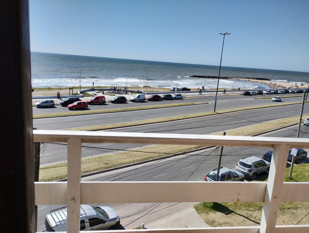 DEPARTAMENTO 2 AMB FRENTE AL MAR CON COCHERA Y BAULERA EN UN 3°ER.PISO POR ESCALERA EN CONSTITUCION