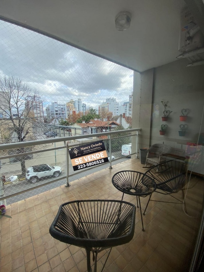 DEPARTAMENTO 3 AMB CON DOBLE BALCON, BAULERA Y QUINCHO EN GUEMES. APTO CREDITO