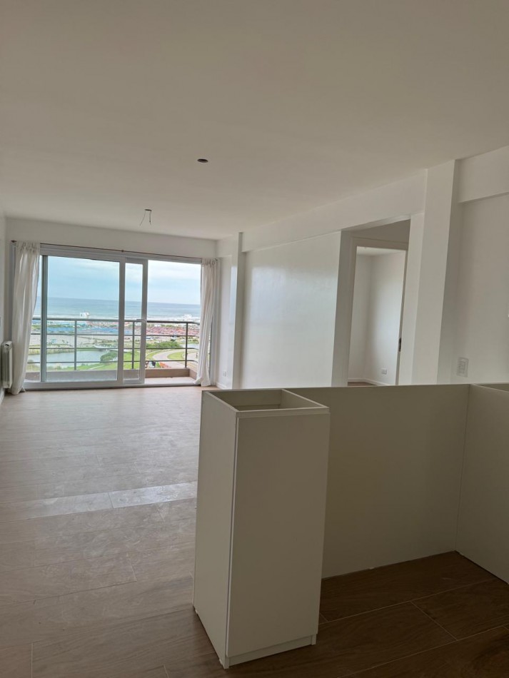 DEPARTAMENTO 2 AMB A ESTRENAR CON BALCON, COCHERA DOBLE, AMENITIES Y VISTA PLENA AL MAR EN PUNTA MOGOTES