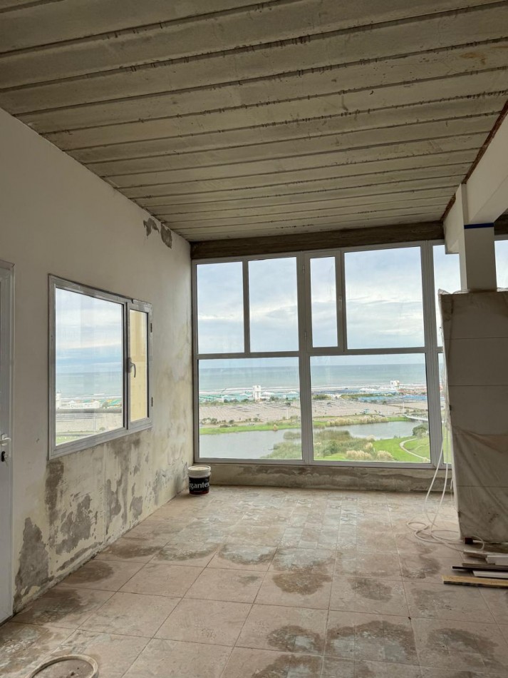 DEPARTAMENTO 2 AMB A ESTRENAR CON BALCON, COCHERA DOBLE, AMENITIES Y VISTA PLENA AL MAR EN PUNTA MOGOTES