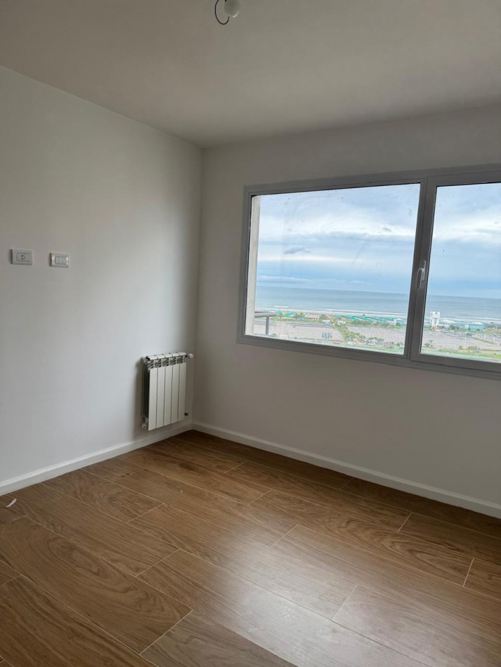 DEPARTAMENTO 2 AMB A ESTRENAR CON BALCON, COCHERA DOBLE, AMENITIES Y VISTA PLENA AL MAR EN PUNTA MOGOTES