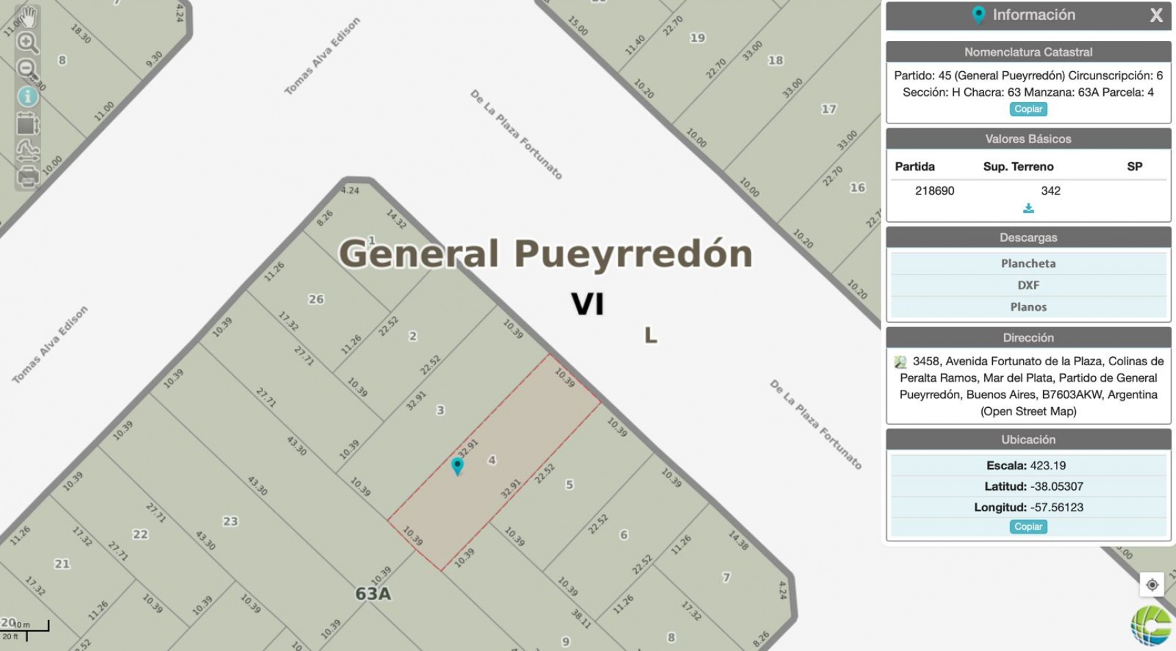 LOTE DE 340M2 SOBRE AV. FORTUNATO DE LA PLAZA Y ACHA. VENDE, PERMUTA Y FINANCIA. APTO CREDITO