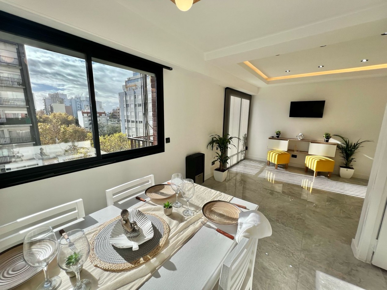 DEPARTAMENTO 2 AMBIENTES EXTERNO CON BALCON SOBRE CALLE CORDOBA Y AV. LURO