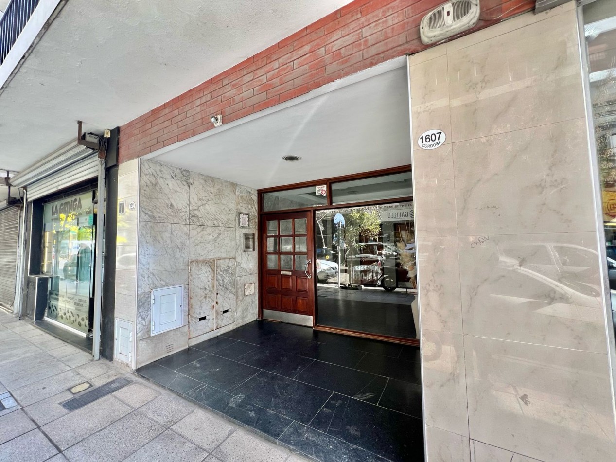 DEPARTAMENTO 2 AMBIENTES EXTERNO CON BALCON SOBRE CALLE CORDOBA Y AV. LURO